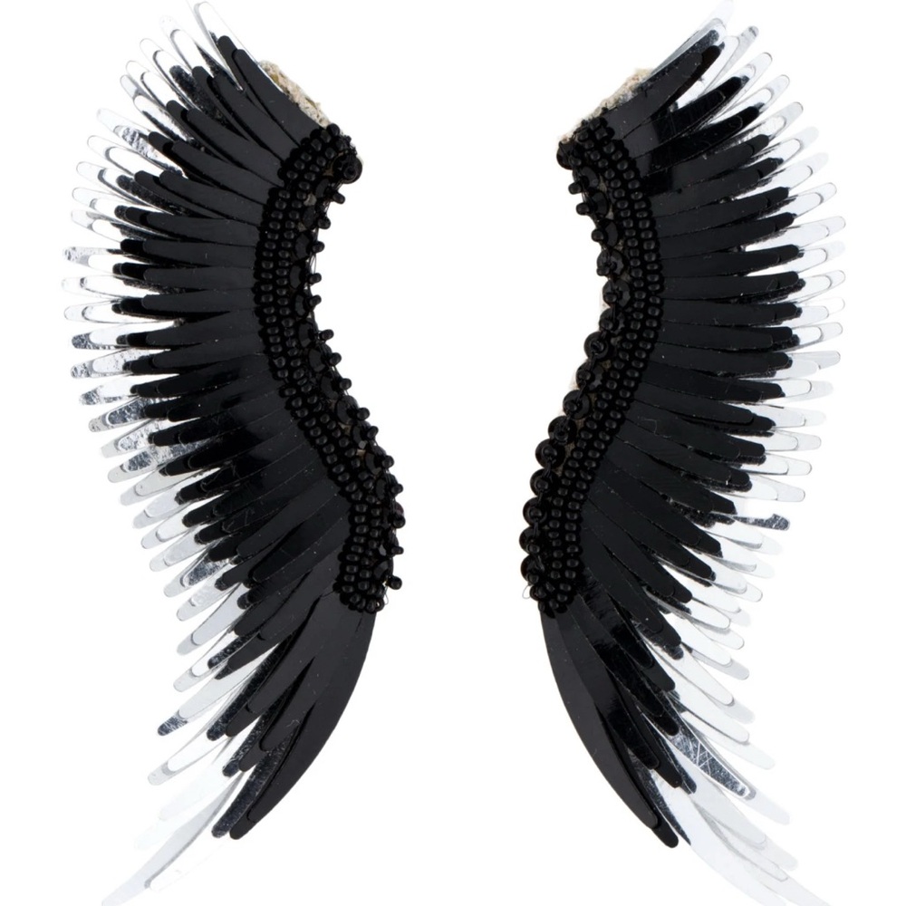 Black and Silver Mignonne Gavigan Madeline Earrings